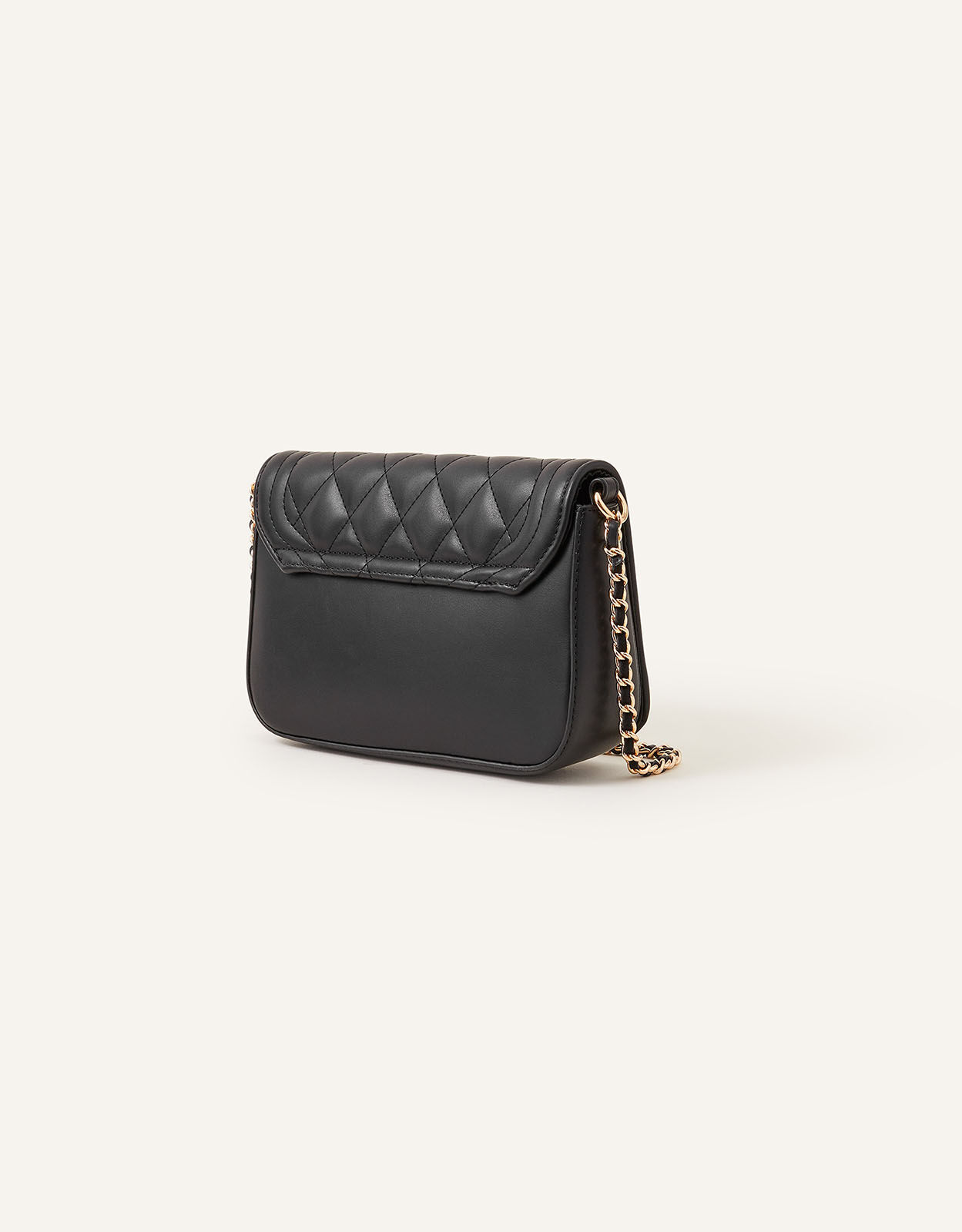 Quilted black 2025 crossbody purse