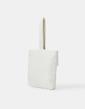 Bridal Beaded Fringe Bag, , large