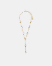Clover Station Lariat Necklace, , large