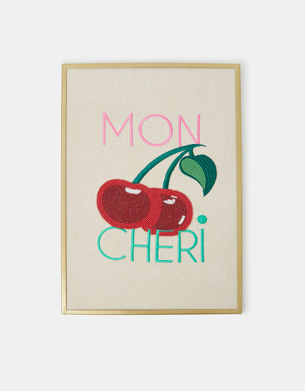 Mon Cheri Embellished A3 Wall Art, , large