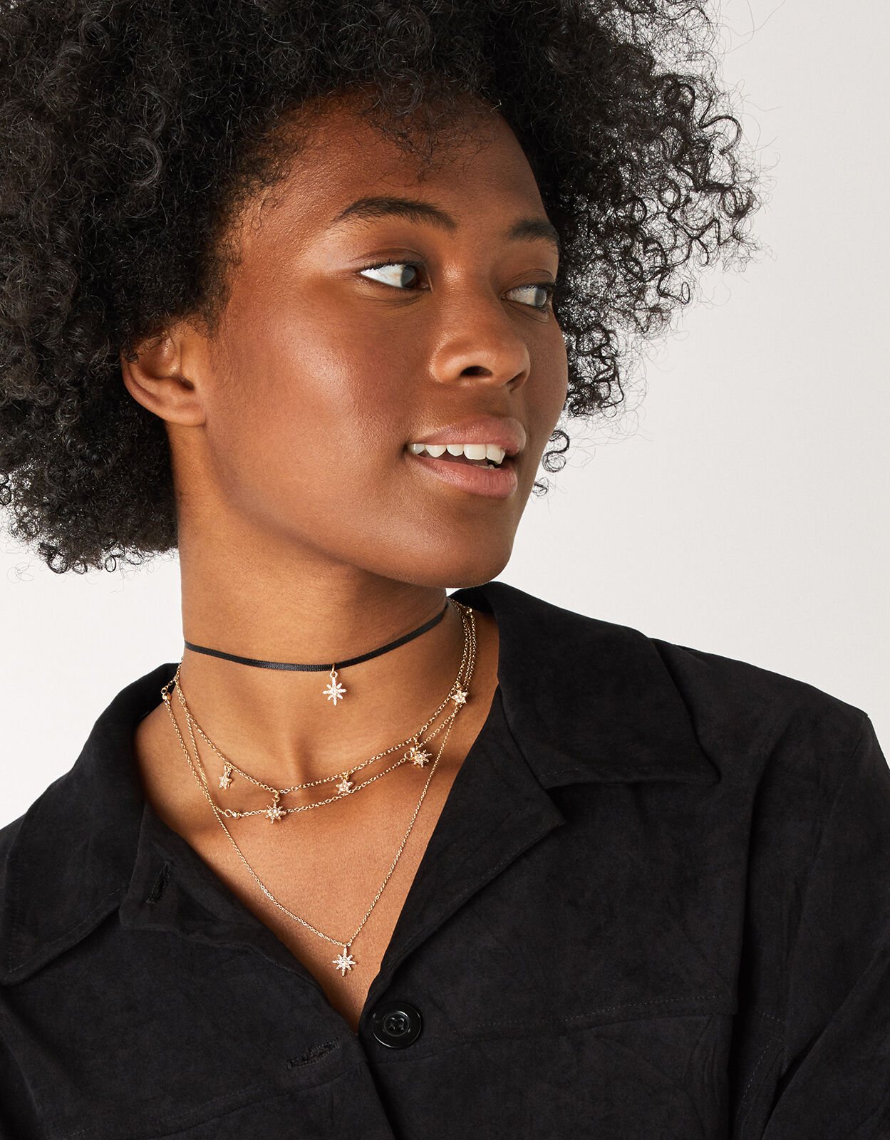 Sparkle Star Layered Necklace