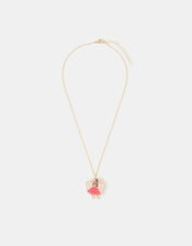 Girls Fairy Heart Locket Necklace, , large