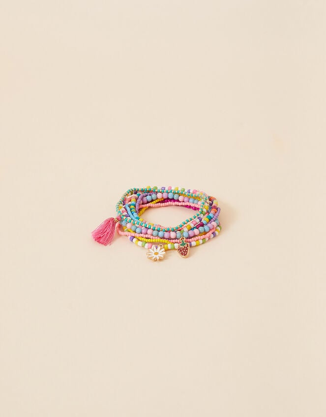 Girls Spring Retro Stretch Bracelet Pack, , large