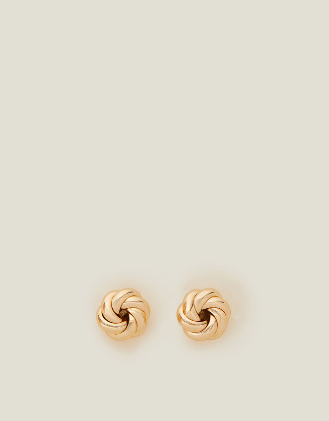 Twist Knot Stud Earrings, , large