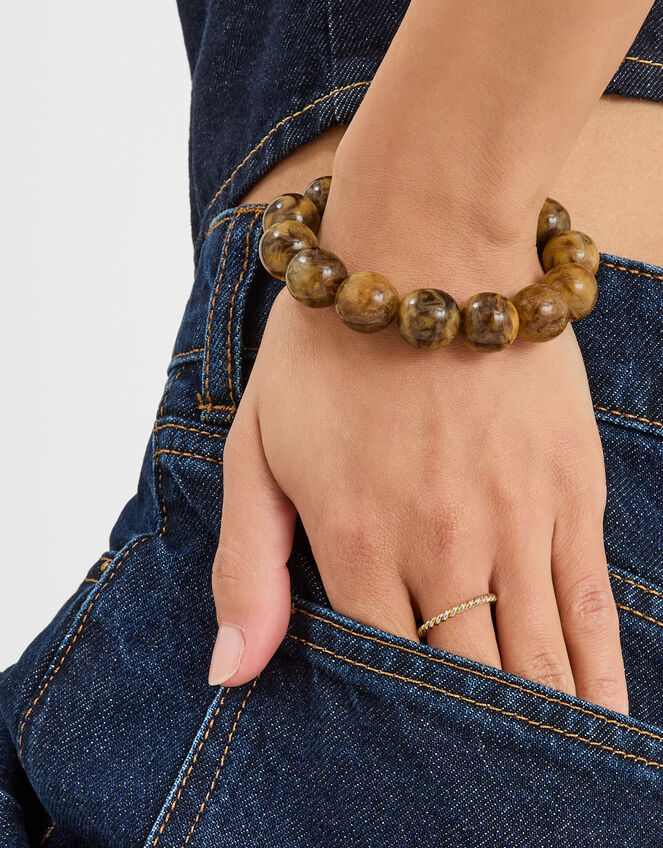 Orb Resin Bead Bracelet, , large