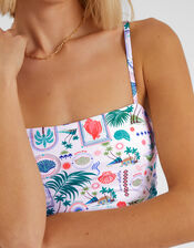 Postcard Print Swimsuit, Ivory (IVORY), large