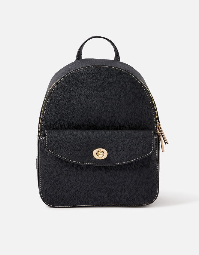 Mini Zip Around Backpack, Black (BLACK), large