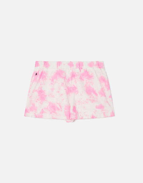 Girls Tie Dye Jogger Shorts Pink, Pink (PINK), large