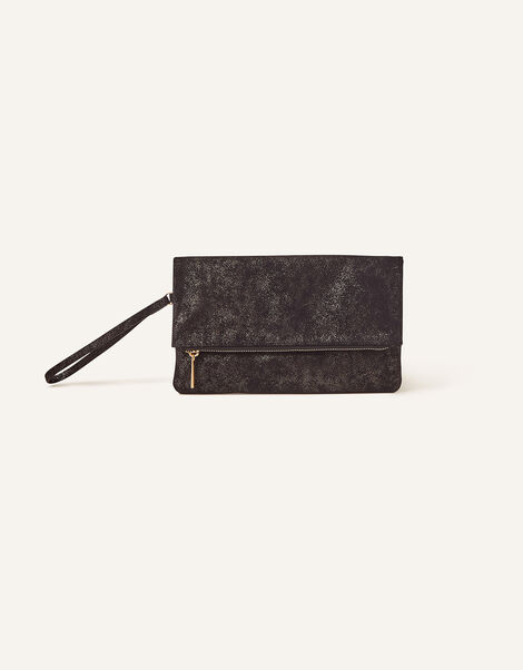Leather Clutch Bag, , large