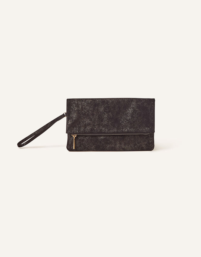 Leather Clutch Bag, , large