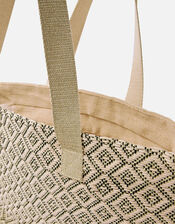 Diamond Weave Tote Bag, , large