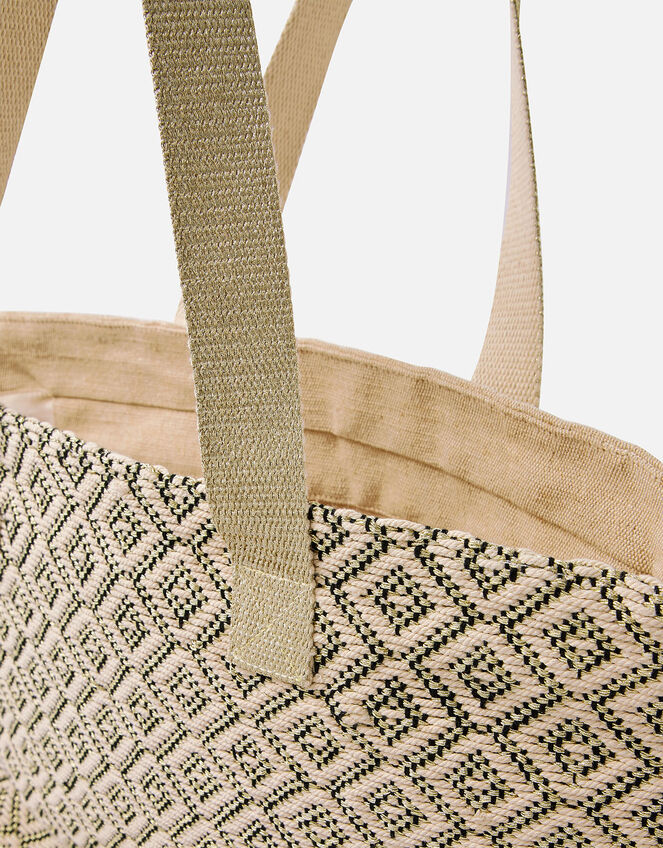 Diamond Weave Tote Bag, , large