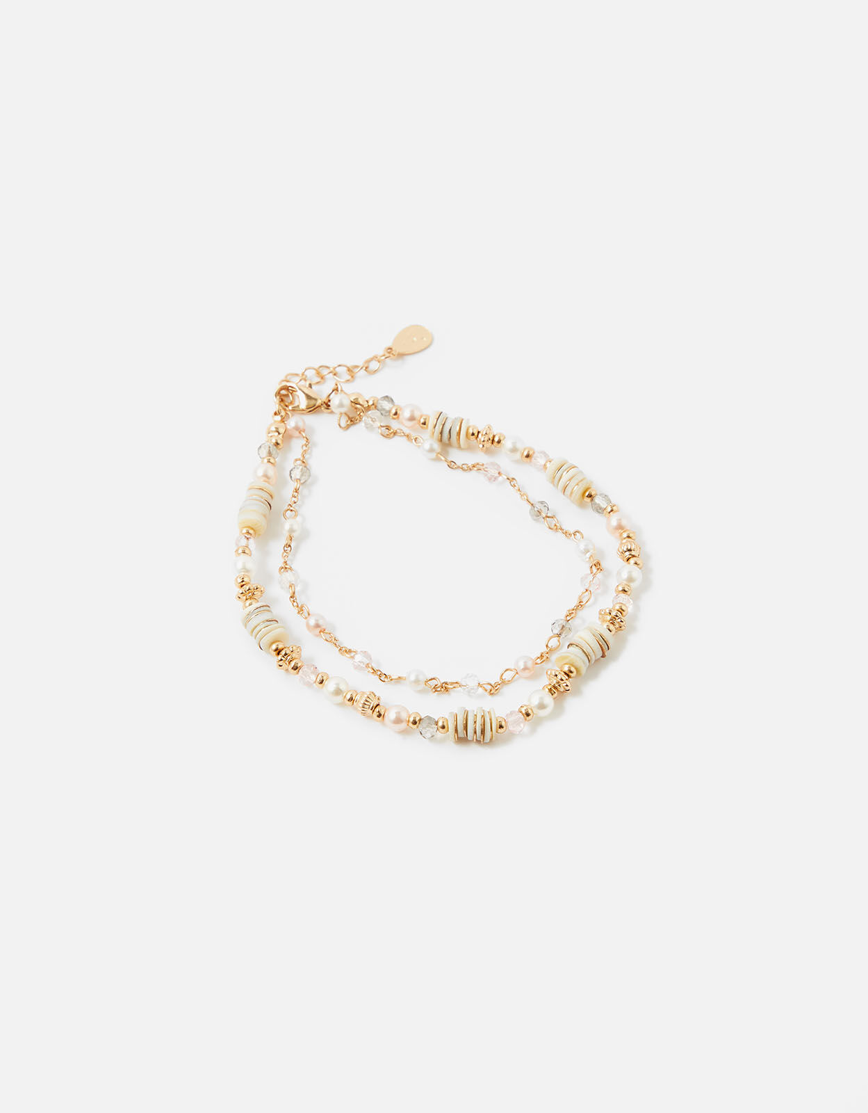 Seychelles Beaded Layered Anklet