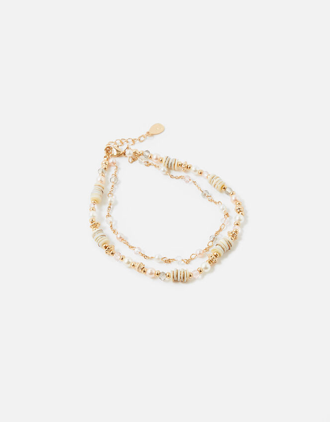 Seychelles Beaded Layered Anklet , , large