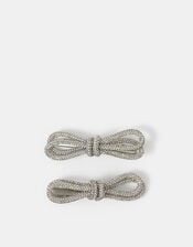 2-Pack Diamant&eacute; Bow Hair Clips, , large