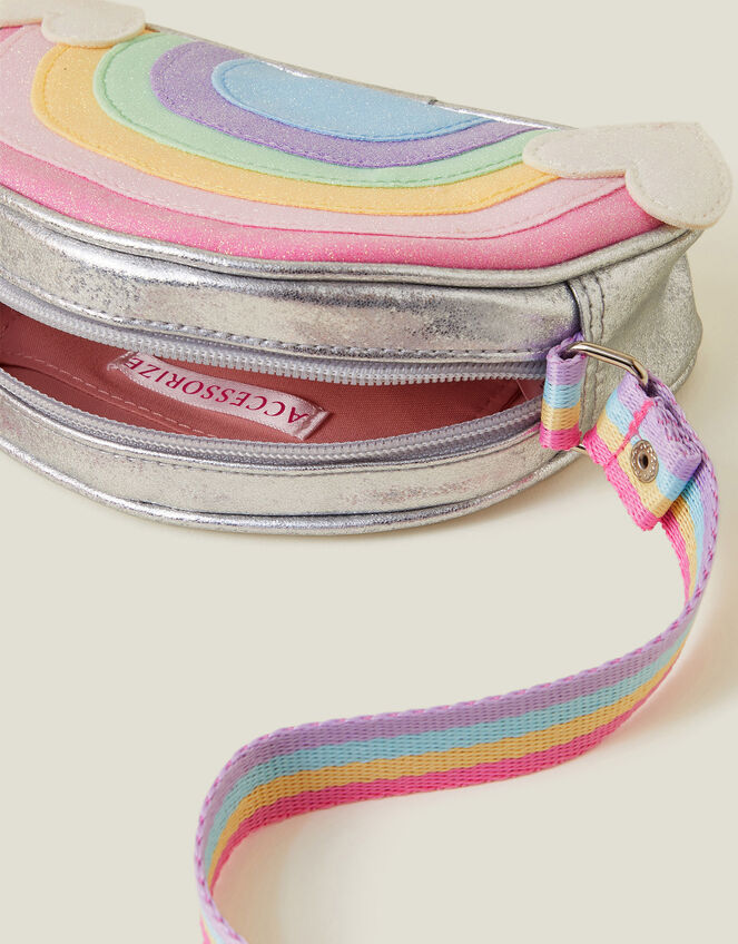 Girls Rainbow Cross-Body Bag, , large