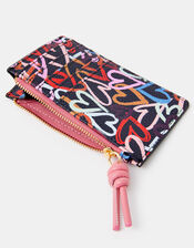 Heart Print Card Holder, , large