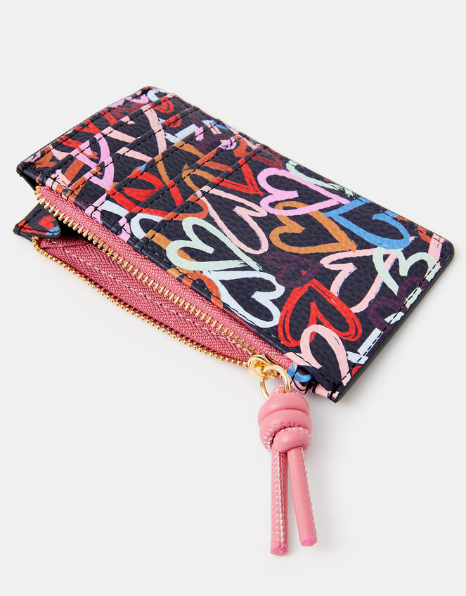 Heart Print Card Holder, , large