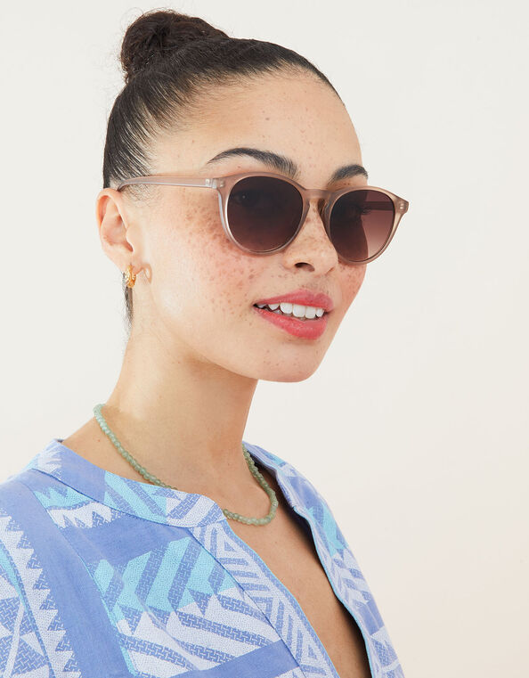 Round Preppy Sunglasses, , large