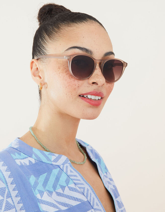 Round Preppy Sunglasses, , large