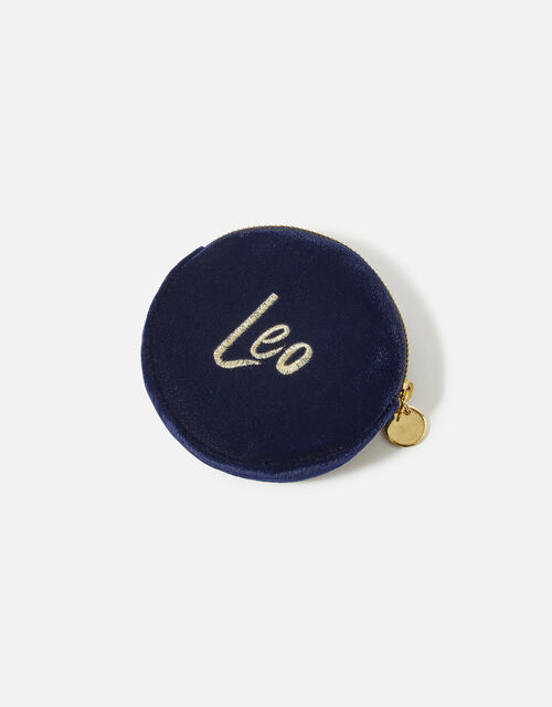 Star Sign Coin Purse, Blue (NAVY), large