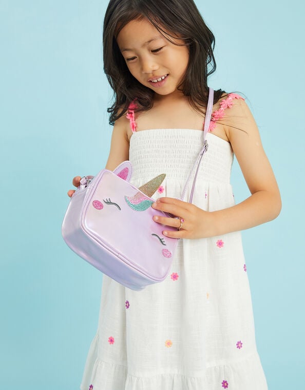 Girls Unicorn Crossbody Bag, , large