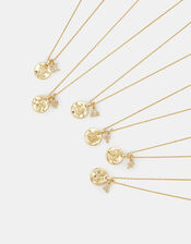 14ct Gold-Plated Zodiac Charm Necklace, Gold (GOLD), large