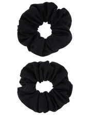 Basic Oversized Hair Scrunchie Set, , large