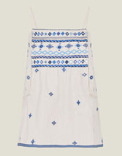 Embellished Mirror Cami Top, Cream (CREAM), large