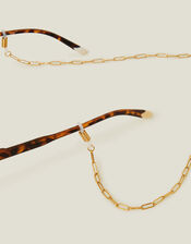 14ct Gold-Plated Stainless Steel Glasses Chain, , large