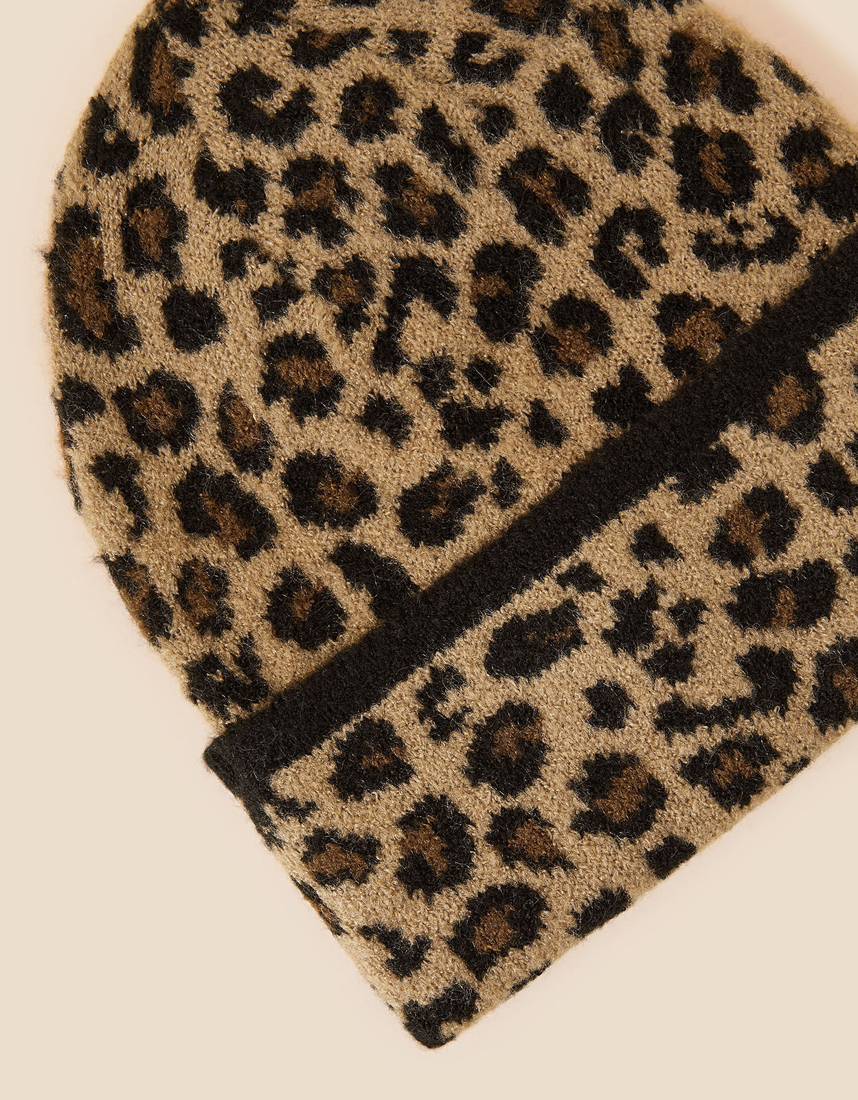Leopard print clearance beanie hat