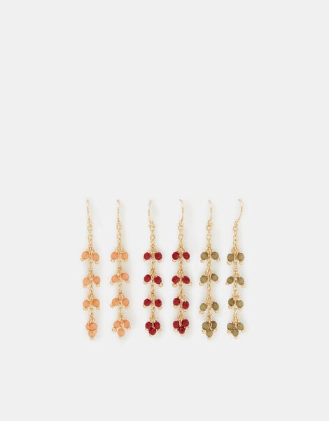 3-Pack Beaded Drop Earrings, , large