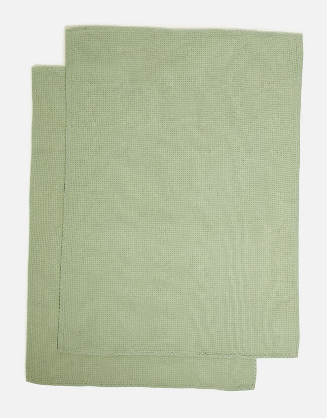 Plain Waffle Tea Towel Set Home Accessories Accessorize UK