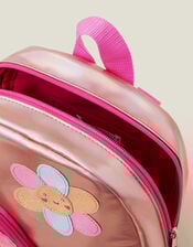 Girls Ice Cream Pocket Metallic Backpack, , large