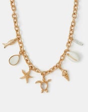 Ocean Charm Necklace, , large