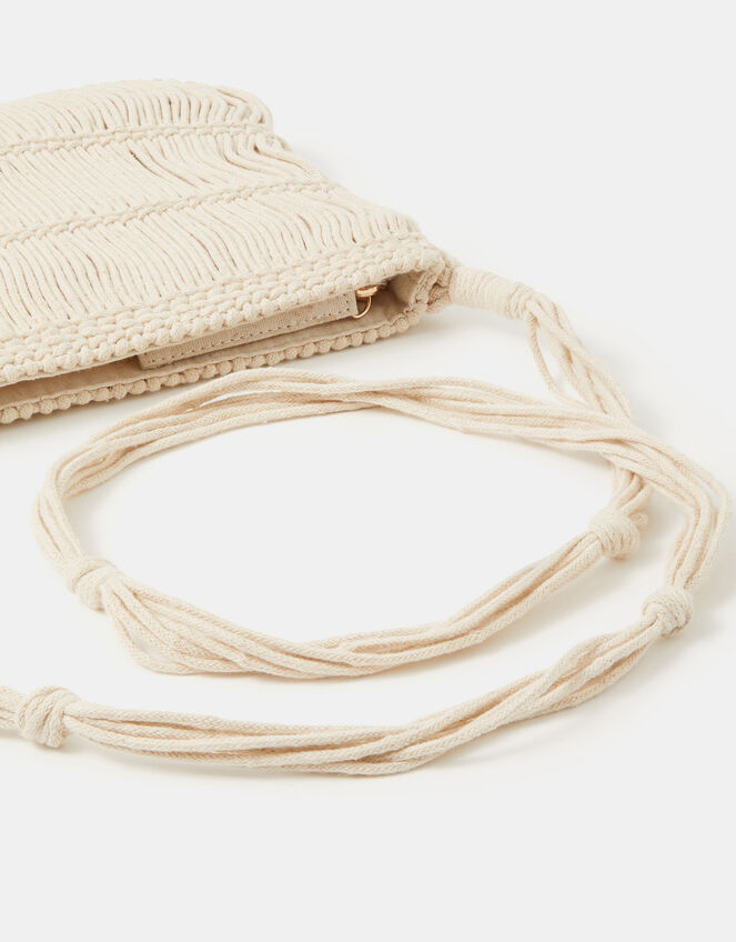 Macram&eacute; Crossbody Bag, , large