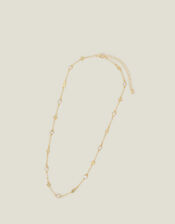 Fine Geometric Chain Necklace, , large