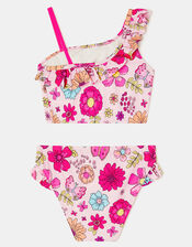 Girls Retro Bloom Bikini Set, Multi (BRIGHTS MULTI), large