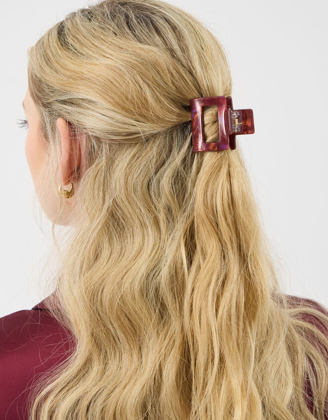 4-Pack Iridescent Square Claw Clips, , large