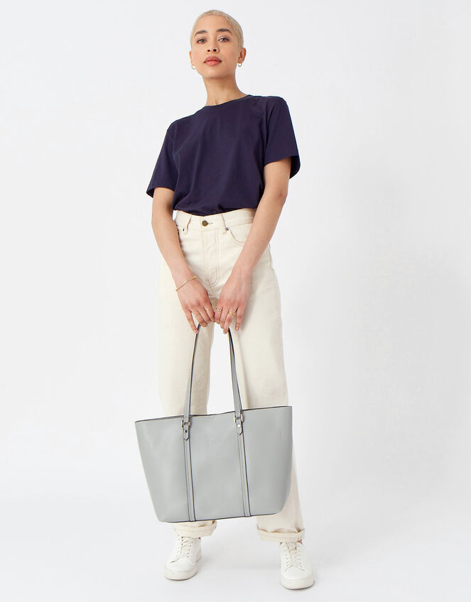 crime Conductivity Humanistic Classic Tote Bag Grey | Tote & Shopper bags | Accessorize Global