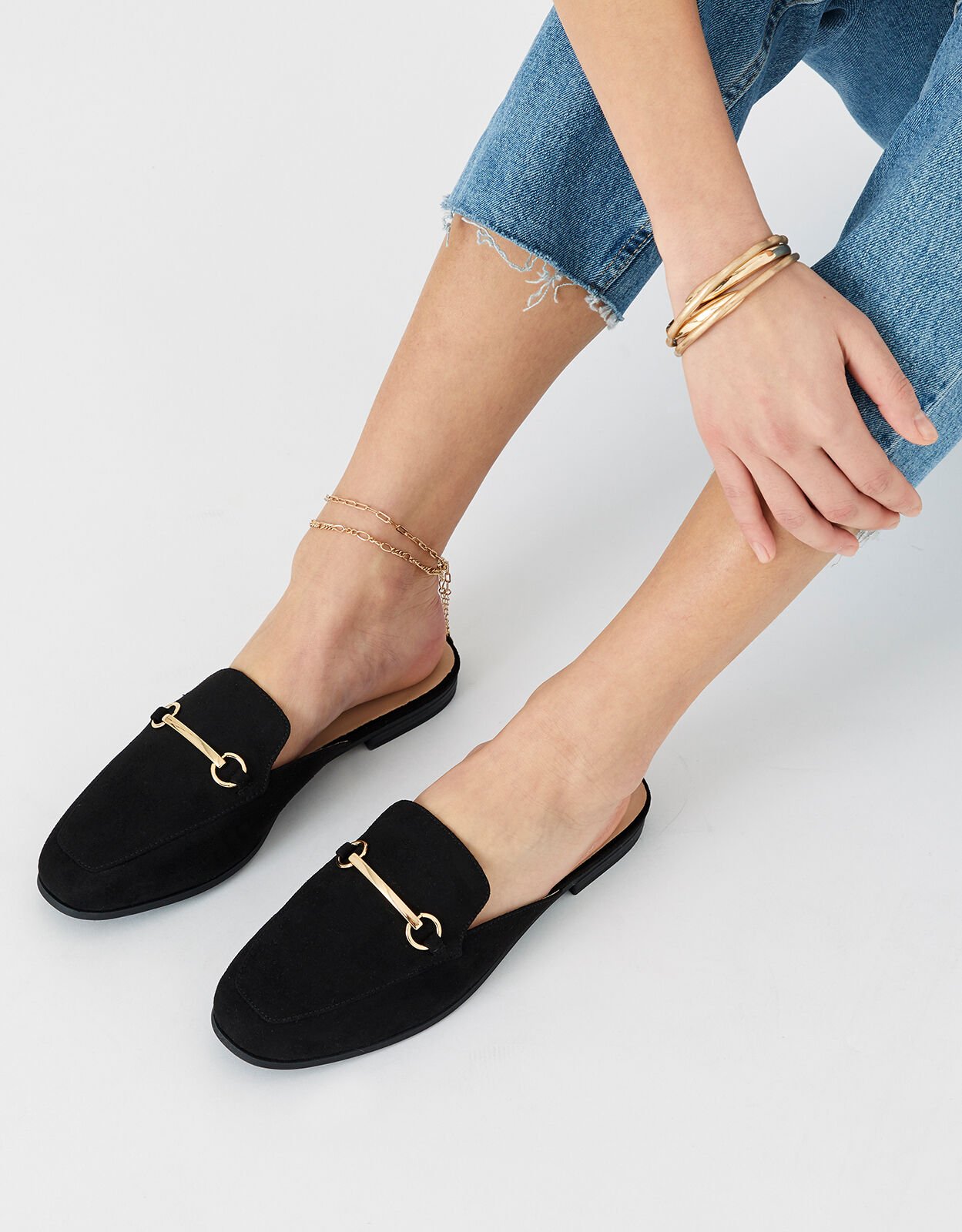 Womens on sale loafers backless