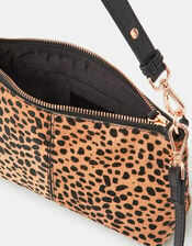Leather Crossbody Handbag, Multi (DARKS MULTI), large