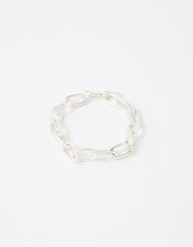 Simple Medium Chain Bracelet, Silver (SILVER), large