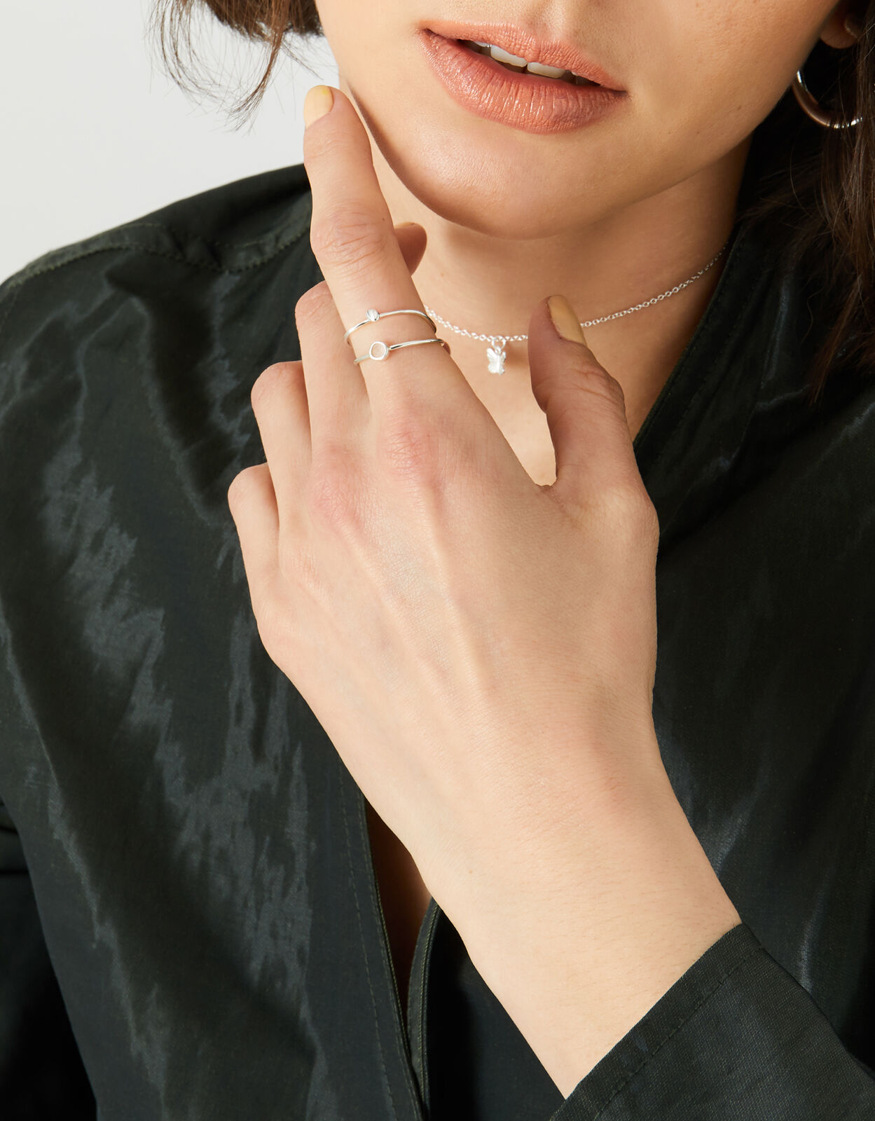 Accessorize rings shop sterling silver