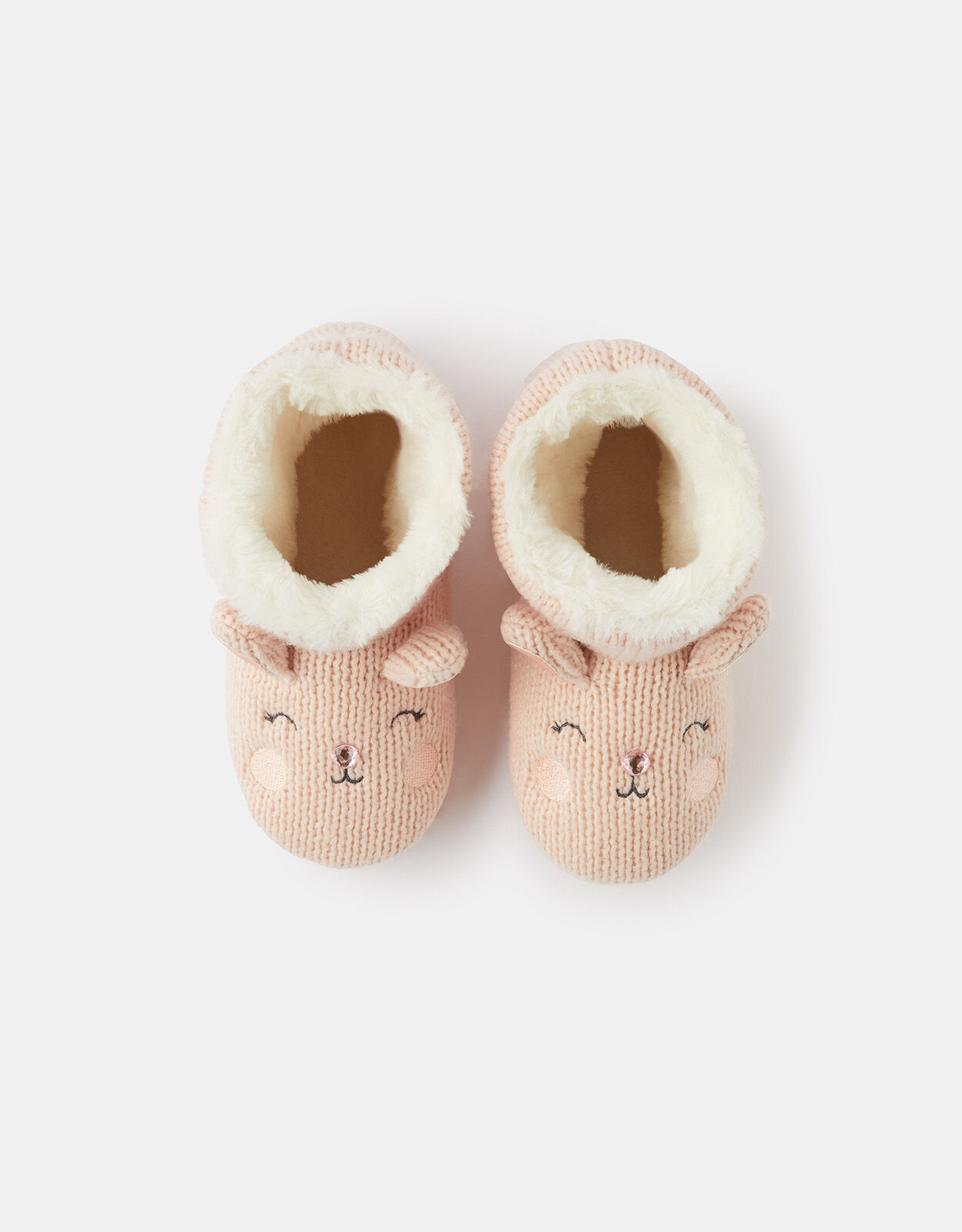 Bella Bunny Slipper Boots Pink Girls slippers Accessorize ROI