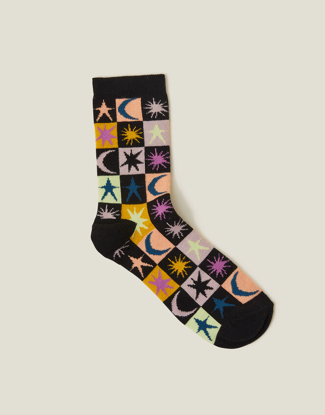 Moon and Star Socks, , large
