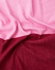 Two Tone Blanket Scarf, , large