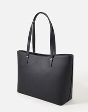 Toni Tote Bag with Pouch, Black (BLACK), large