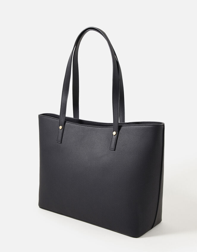 Toni Tote Bag with Pouch, Black (BLACK), large
