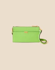Small Zip Cross-Body Bag, Green (GREEN), large